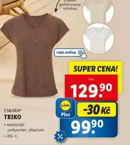 Lidl esmara TRIKO nabídka