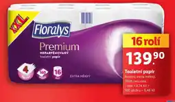 Lidl Floralys Premium Nepařemovaný toaletní papír nabídka