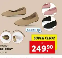 Lidl ESMARA BALERÍNY nabídka