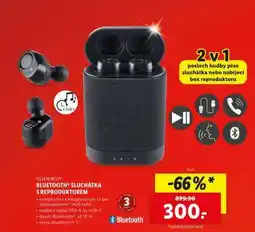 Lidl SILVERCREST BLUETOOTH SLUCHÁTKA S REPRODUKTOREM nabídka
