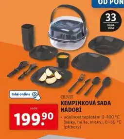 Lidl CRIVIT KEMPINKOVÁ SADA NÁDOBÍ nabídka