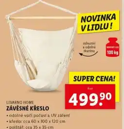 Lidl LIVARNO HOME ZÁVĚSNÉ KŘESLO nabídka
