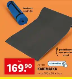Lidl CRIVIT KARIMATKA nabídka