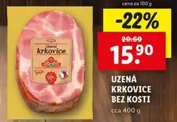 Lidl Uzená krkovice bez kosti nabídka