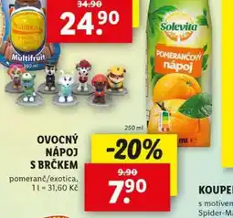 Lidl Solevita Pomerančový nápoj nabídka