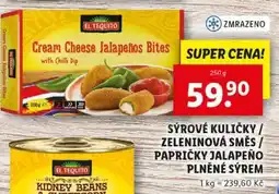 Lidl El Tequito Cream Cheese Jalapeños Bites nabídka