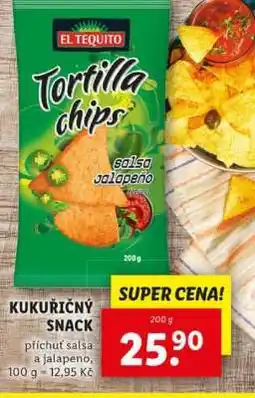 Lidl El Tequito Tortilla Chips nabídka