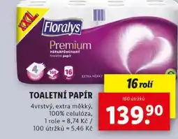 Lidl Floralys Premium Toaletní Papír nabídka