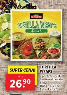 Lidl Tortilla Wraps nabídka