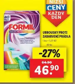 Lidl FORMIL Color Protector Sheets nabídka