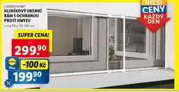 Lidl LIVARNO HOME Hliníkový okenní rám s ochranou proti hmyzu nabídka