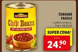 Lidl ČERVENÉ FAZOLE nabídka
