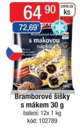 Qanto Bramborové šišky s mákem nabídka