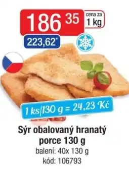 Qanto Sýr obalovaný hranatý porce nabídka