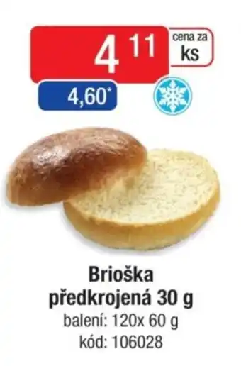 Qanto Brioška předkrojená nabídka