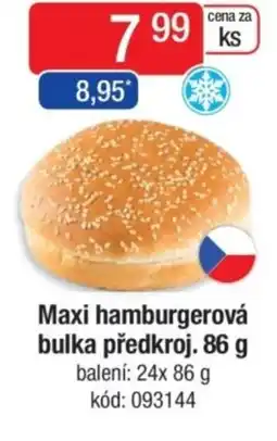 Qanto Maxi hamburgerová bulka předkroj. nabídka