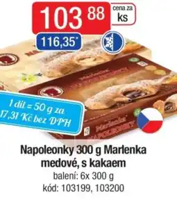 Qanto Napoleonky Marlenka medové, s kakaem nabídka
