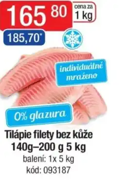 Qanto Tilápie filety bez kůže nabídka