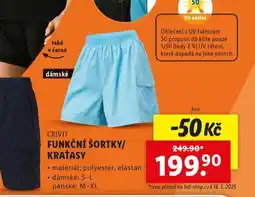 Lidl Dámské funkční šortky nabídka