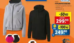 Lidl Dámská tepláková mikina nabídka