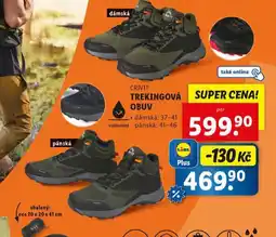 Lidl Trekingová obuv nabídka