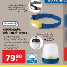 Lidl Kempinková svítilna / čelovka nabídka