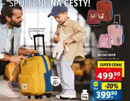 Lidl Dětský kufr nabídka