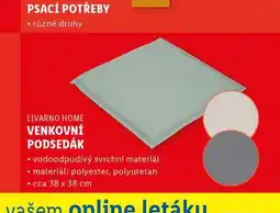 Lidl Venkovní podsedák nabídka
