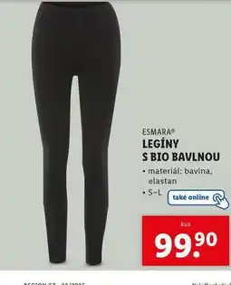 Lidl Legíny s bio bavlnou nabídka