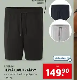 Lidl Teplákové kraťasy nabídka