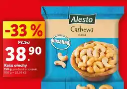Lidl Kešu ořechy nabídka