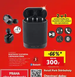 Lidl Bluetooth sluchátka s reproduktorem nabídka