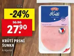 Lidl Krůtí prsní šunka nabídka
