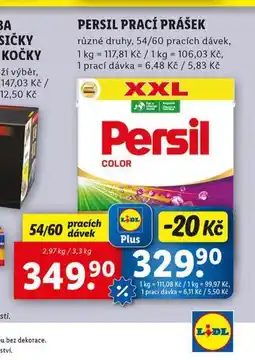 Lidl Persil prací prostředek nabídka