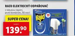 Lidl Raid elektrický odpařovač s tekutou náplní nabídka