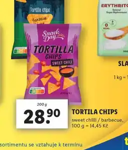 Lidl Tortilla chips nabídka