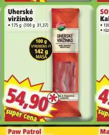 Norma Uherské viržínko nabídka