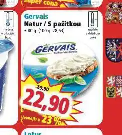 Norma Gervais natur / s pažitkou nabídka