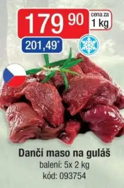 Qanto Dančí maso na guláš nabídka