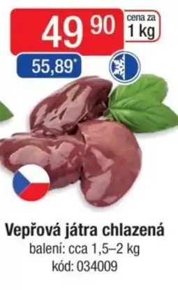 Qanto Vepřová játra chlazená nabídka