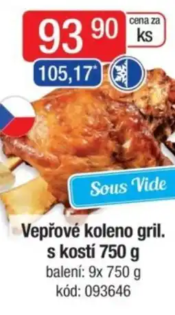 Qanto Vepřové koleno gril. s kostí nabídka