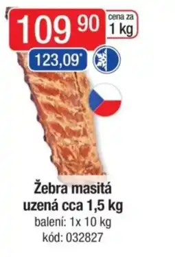 Qanto Žebra masitá uzená nabídka