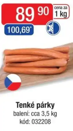 Qanto Tenké párky nabídka