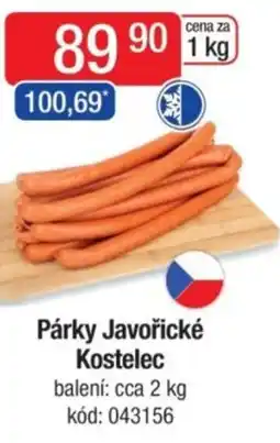 Qanto Párky Javořické Kostelec nabídka