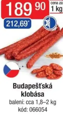 Qanto Budapešťská klobása nabídka