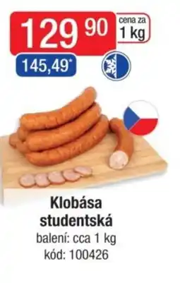 Qanto Klobása studentská nabídka