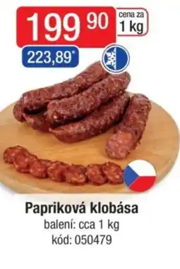 Qanto Papriková klobása nabídka