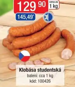 Qanto Klobása studentská nabídka