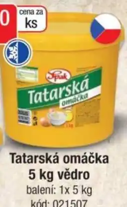 Qanto Tatarská omáčka vědro nabídka