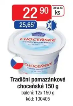 Qanto Tradiční pomazánkové choceňské nabídka